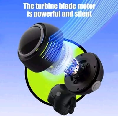 🔥 MAYTTO Mini Handheld rechargeable Bladeless Silent &Portable Astronaut Fan...._img_4