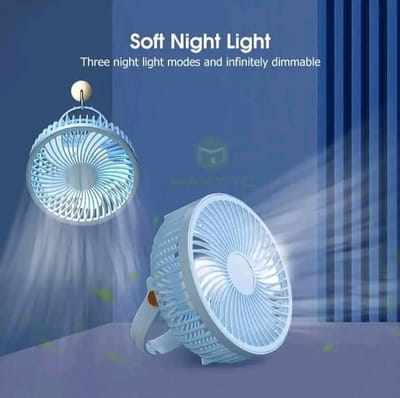 🔥🔥 MAYTTO USB rechargeable remote controlled Desktop Hanging Camping Fan..._img_1