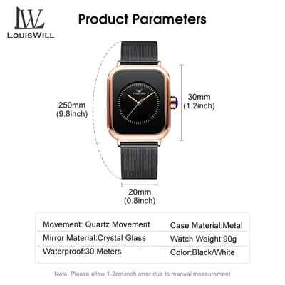 💥LouisWill Korean Style  Waterproof Fashion Watch for Women_img_1