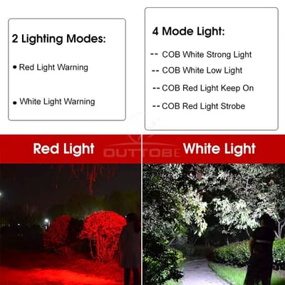 💥Outtobe USB Rechargeable COB Waterproof Powerful LED Headlight_img_1