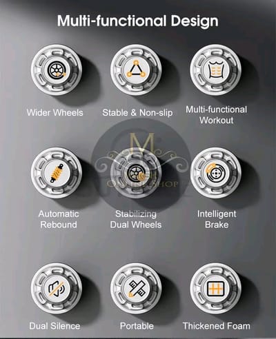 💥Outtobe Abdominal Roller Ab Wheel Roller Automatic Rebound Ab Roller Wheel_img_4