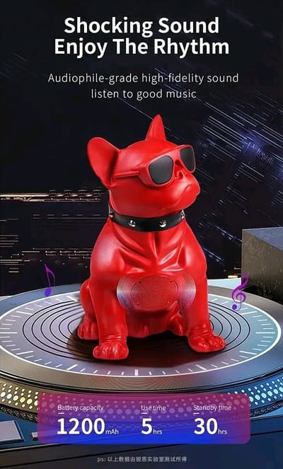 🐶RECCI RSK-W18 BullDog Wireless Speaker with Microphone_img_0
