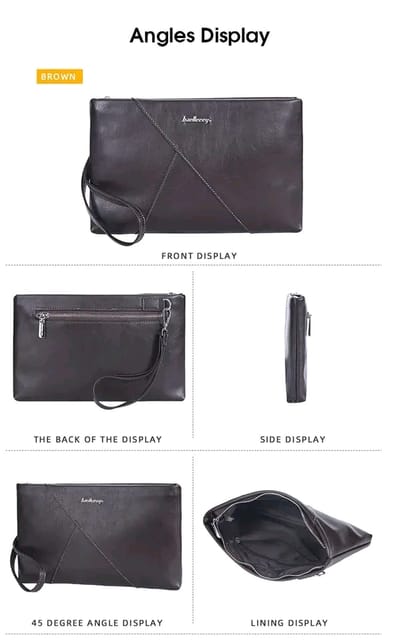 🙋🏻‍♂️LouisWill Men's Wallet PU Leather Bag_img_9