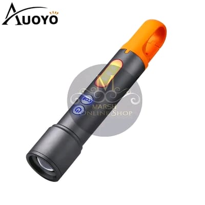 💥Auoyo Multifunctional COB Warning Zoomable Flashlight_img_0