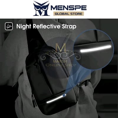 💥MENSPE Men's Chest Bag Cross Body Bag Pouch Bag Travel Shoulder Bag_img_4
