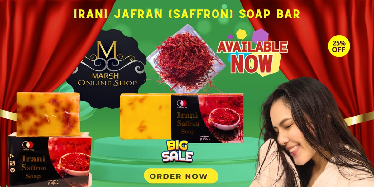 🔰👉Irani Jafran (Saffron) Soap Bar