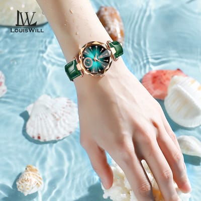 💥LouisWill Leather Strap Women's Fashion Watch_img_7