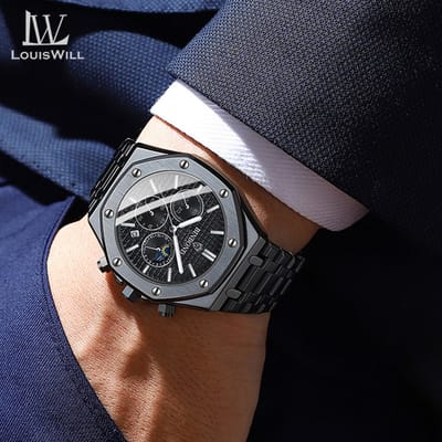💥LouisWill Multi-function Waterproof Watch With Calendar_img_7