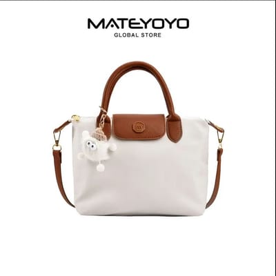 💥MATEYOYO Women Handbag Korean Sling Bag Ins Fashion Shoulder Bag Dual Use Leisure Style Casual Summer Hand Bag Messenger Bag Women Beach Bag Oxford Bag_img_0