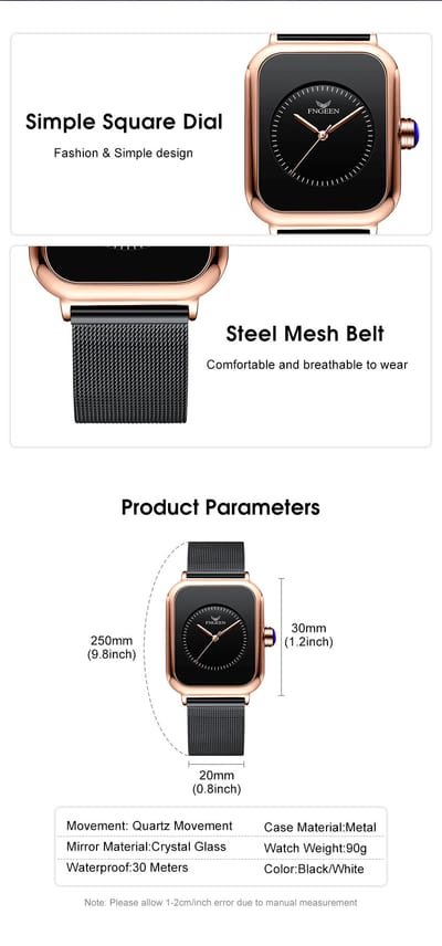 💥LouisWill Korean Style  Waterproof Fashion Watch_img_8