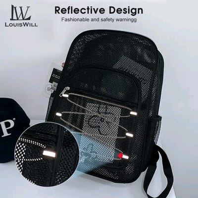 💥LouisWill Breathable Backpack with Elastic Cord for Commuting Swimming/Outdoor/Sports_img_2