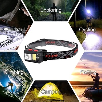💥Outtobe USB Rechargeable COB Waterproof Powerful LED Headlight_img_0