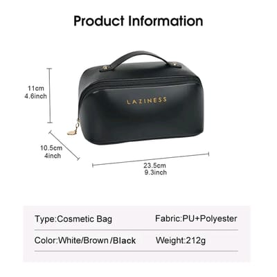 💥LouisWill Portable Cosmetic Bag Case with Zipper_img_3