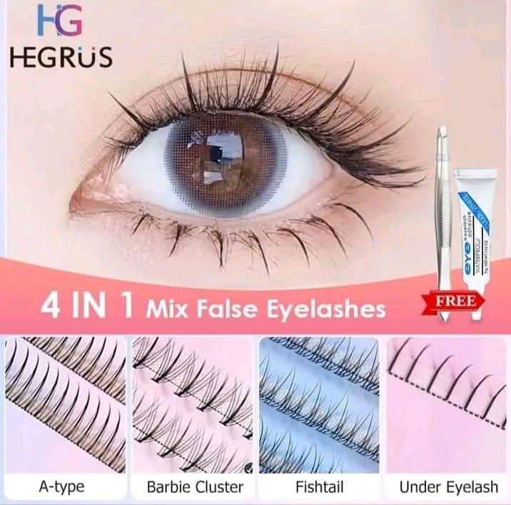 HEGRUS 9mm10mm11mm6mm Multi-size False Eyelashes...