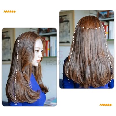 HEGRUS 60CM Natural Straight Hair Heat Resistant Synthetic_img_3