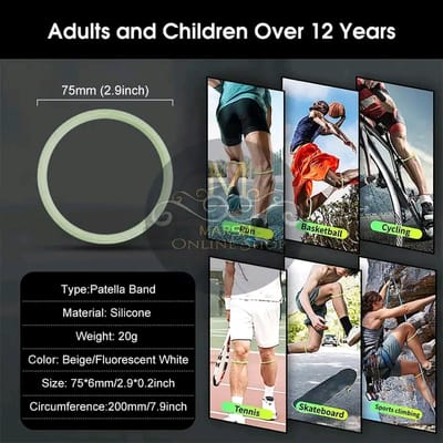 💥Outtobe 2PCS Patella Stabilizer Knee Support Brace Fine Patella Band Tendon Support Strap Knee_img_1