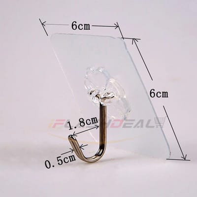 MAYTTO 8PCS Adhesive Hooks No-Drill_img_3
