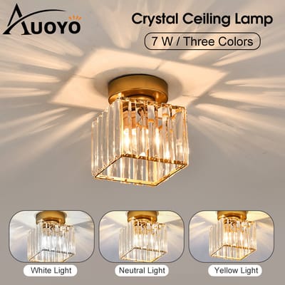 Auoyo Crystal Ceiling Lamp  Wall Lamp_img_1