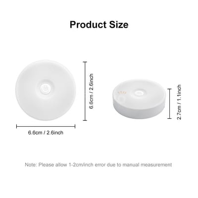 Auoyo LED Night Light Motion-Sensing Lamp Portable Night Lamp_img_2