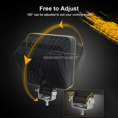 Geepact 45 LED Spotlight Headlight for Car/ Boat /Truck/ Motorcycle/ Construction_img_4