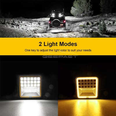 Geepact 45 LED Spotlight Headlight for Car/ Boat /Truck/ Motorcycle/ Construction_img_5