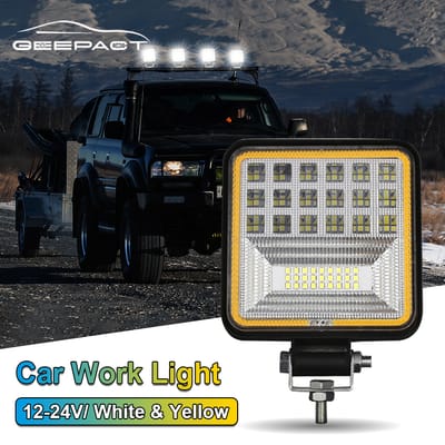 Geepact 45 LED Spotlight Headlight for Car/ Boat /Truck/ Motorcycle/ Construction_img_0
