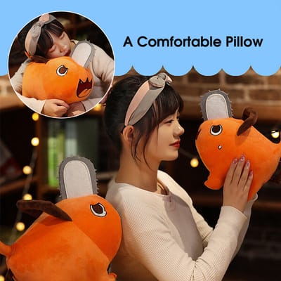HelloKimi Plush Toys Chainsaw Anime Man_img_7
