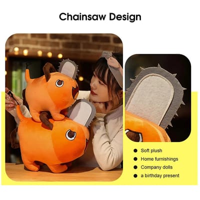 HelloKimi Plush Toys Chainsaw Anime Man_img_12