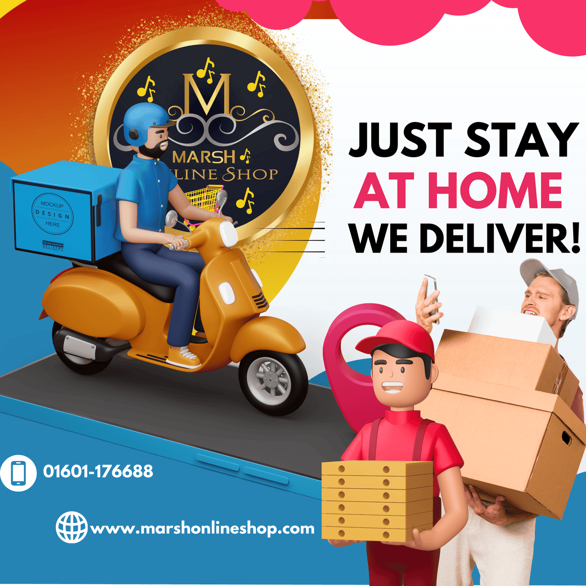 👉🔰HOME DELIVERY CHARGE (100/- IN ADVANCE)