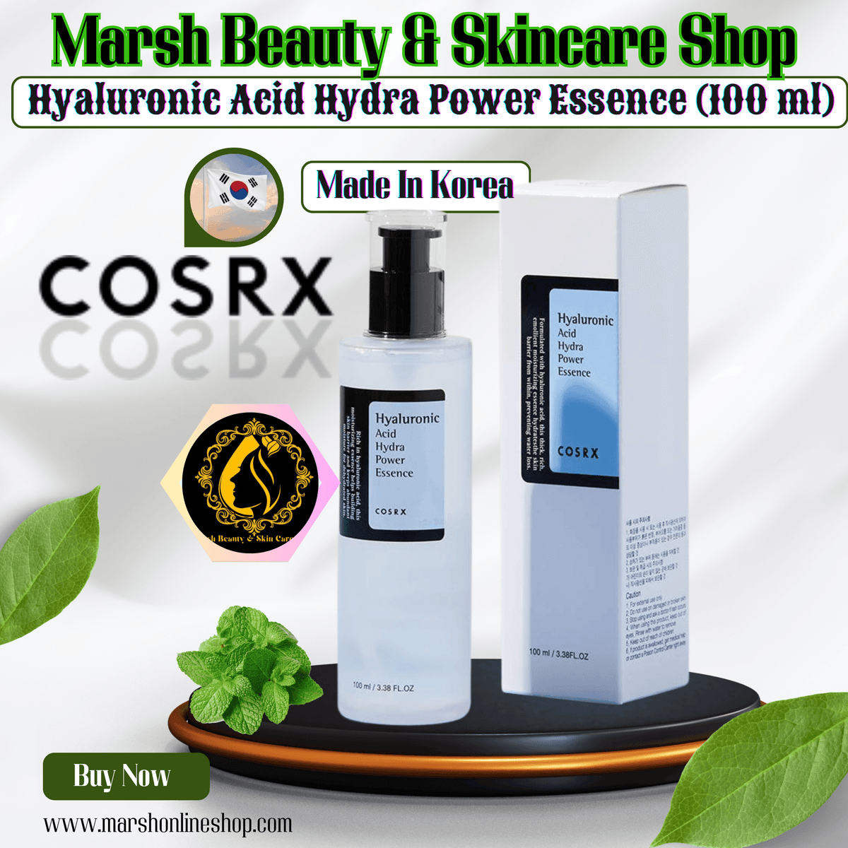 👉🔰Cosrx Hyaluronic Acid Hydra Power Essence (100ml)