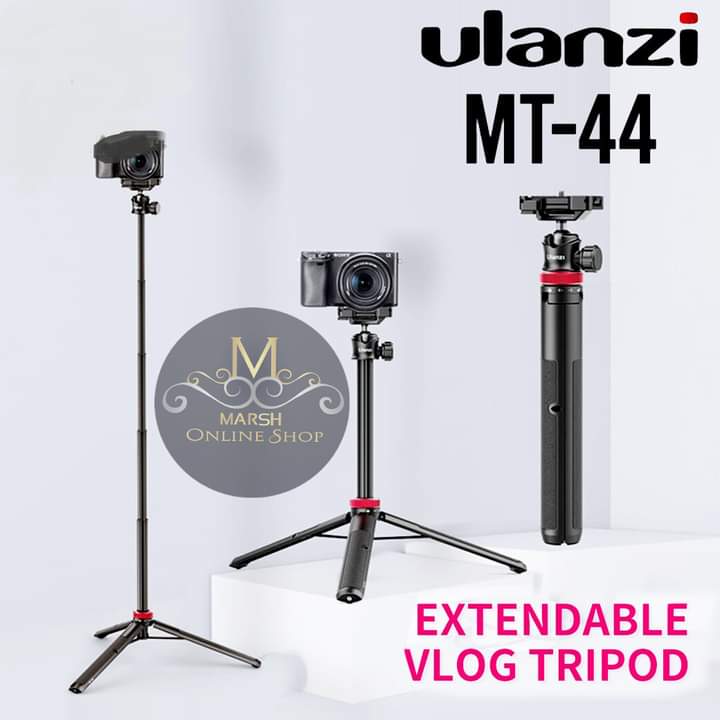 💥Ulanzi MT44 Extendable Vlog Tripod With 360° Ball Head