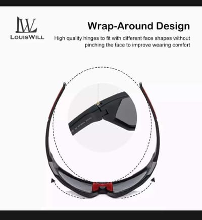 LouLouisWill Men Polarised Cycling Sports Sunglasses_img_8