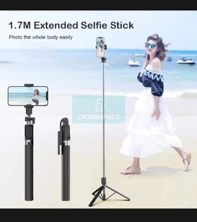DoomHot BT11 1.7M Tripod Wireless Bluetooth Selfie Stick_img_0