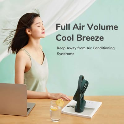 🔰JISULIFE FA19A USB Portable Rechargeable Fan (4000mAH Battery)_img_4