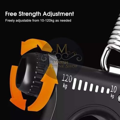 💥Outtobe Hand Gripper 10-120KG Adjustable Hand Exerciser Grip Strength Trainer Automatic Counting Hand Spring Gripper_img_3