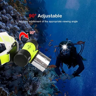 💥Outtobe Scuba Diving Waterproof Head Light with free Battery Charger_img_3