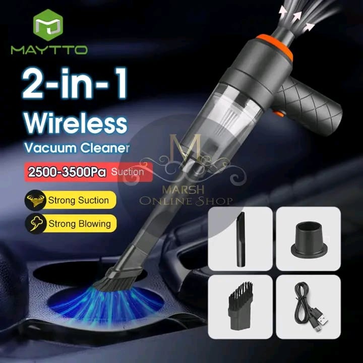 ð¥Maytto 2-in-1 Wireless Handheld Vacuum Cleaner