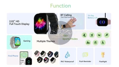 Imiki SE1 Smart Watch (Bluetooth Calling)_img_4