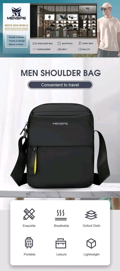 ๐ฅMENSPE Men's Shoulder Bag Casual Chest Bag_img_7