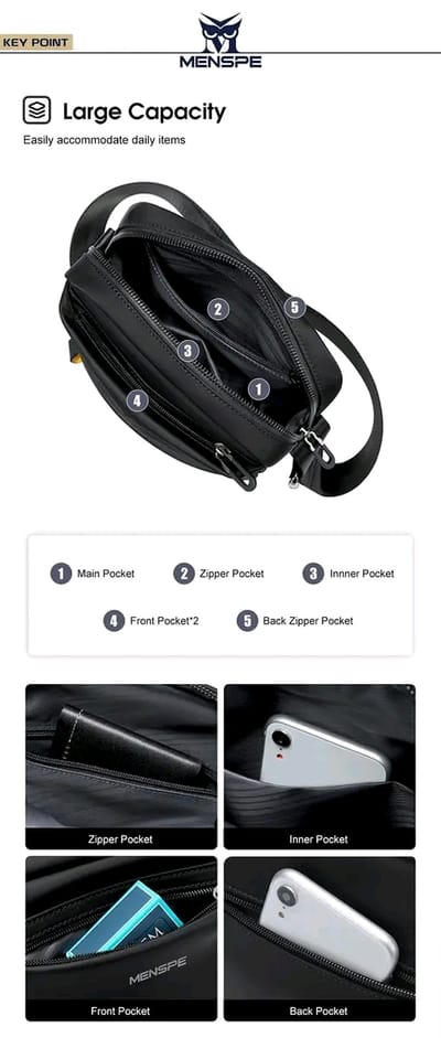๐ฅMENSPE Men's Shoulder Bag Casual Chest Bag_img_11