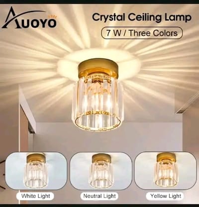 Auoyo Crystal Ceiling Lamp.._img_0