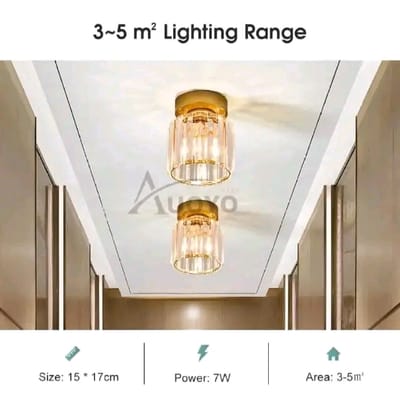 Auoyo Crystal Ceiling Lamp.._img_2