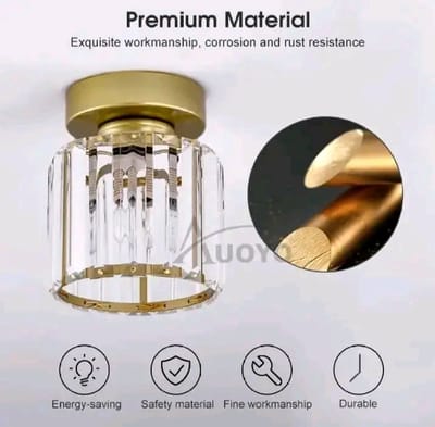 Auoyo Crystal Ceiling Lamp.._img_1