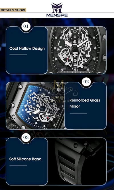 💥MENSPE Men Watch Sports Wrist Watch Waterproof Simple Sport Watch_img_8