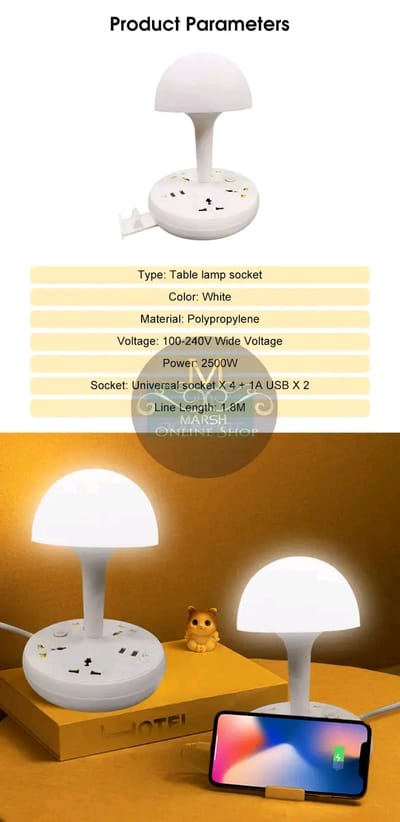ð¥Doomhot Row socket Lamp Multifunctional European Standard Perforated Night Light_img_7
