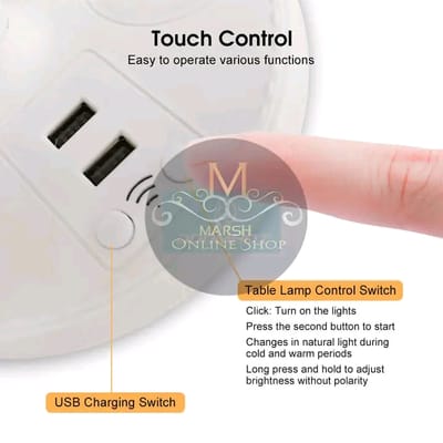 ð¥Doomhot Row socket Lamp Multifunctional European Standard Perforated Night Light_img_9