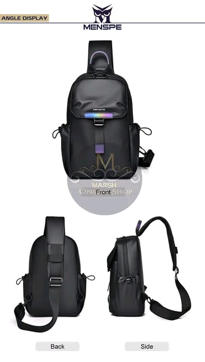 💥MENSPE Fashion Men Crossbody Bags Chest Bags for Men Sling Bag Fashion Pouch Bag_img_10