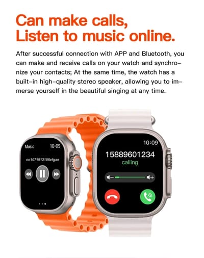 💥KD99 IP67 Waterproof Ultra Smart Watch With Bluetooth Calling_img_6