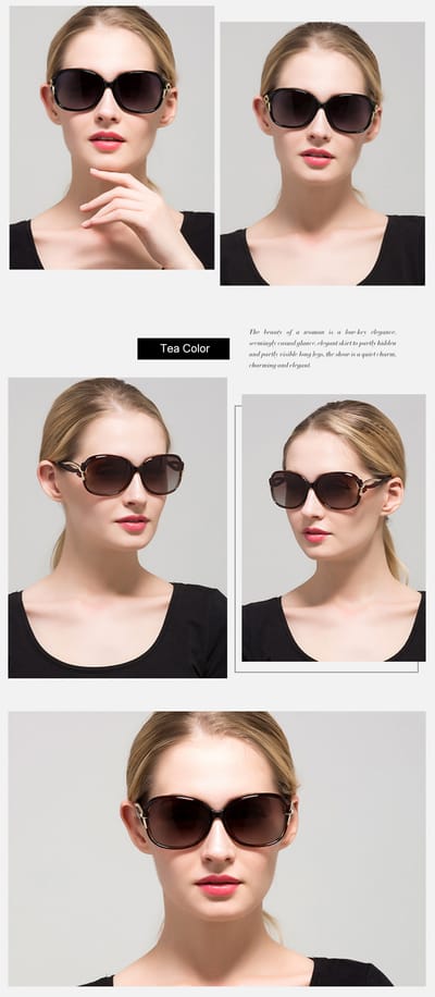 LouisWill UV400 Lens Protection Polarized Driving Sunglasse for Women_img_6