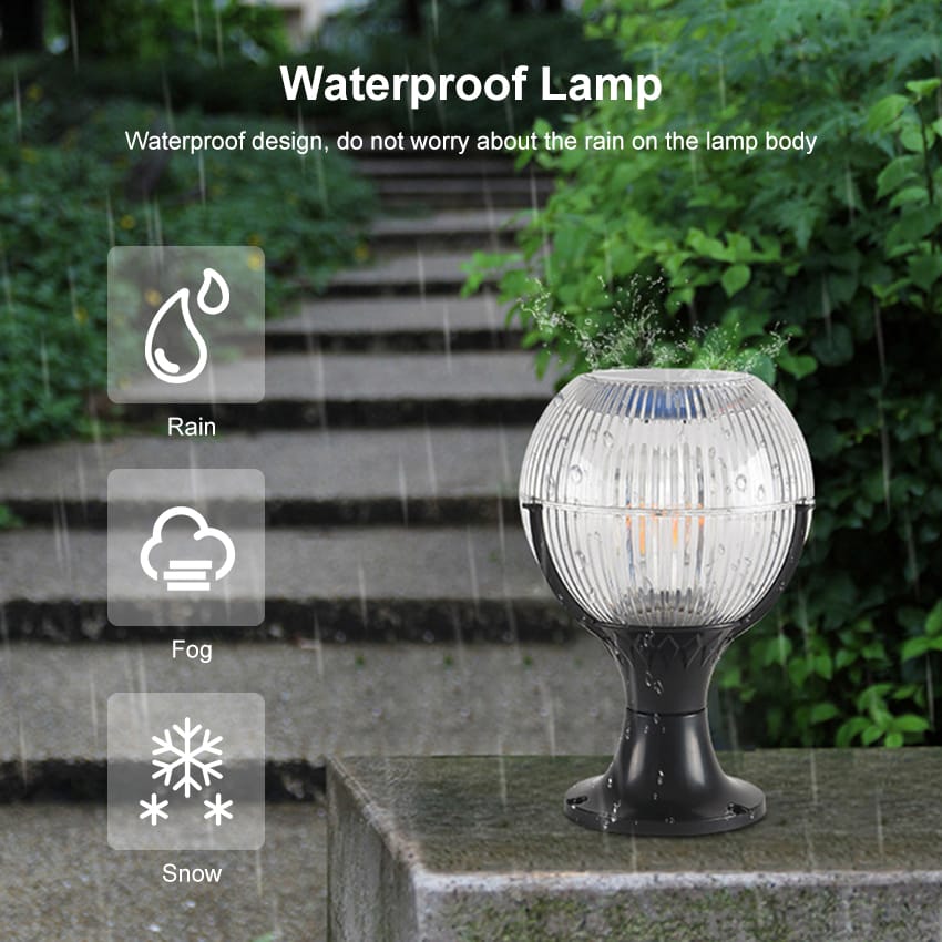 Auoyo Solar LED Light Courtyard Fence